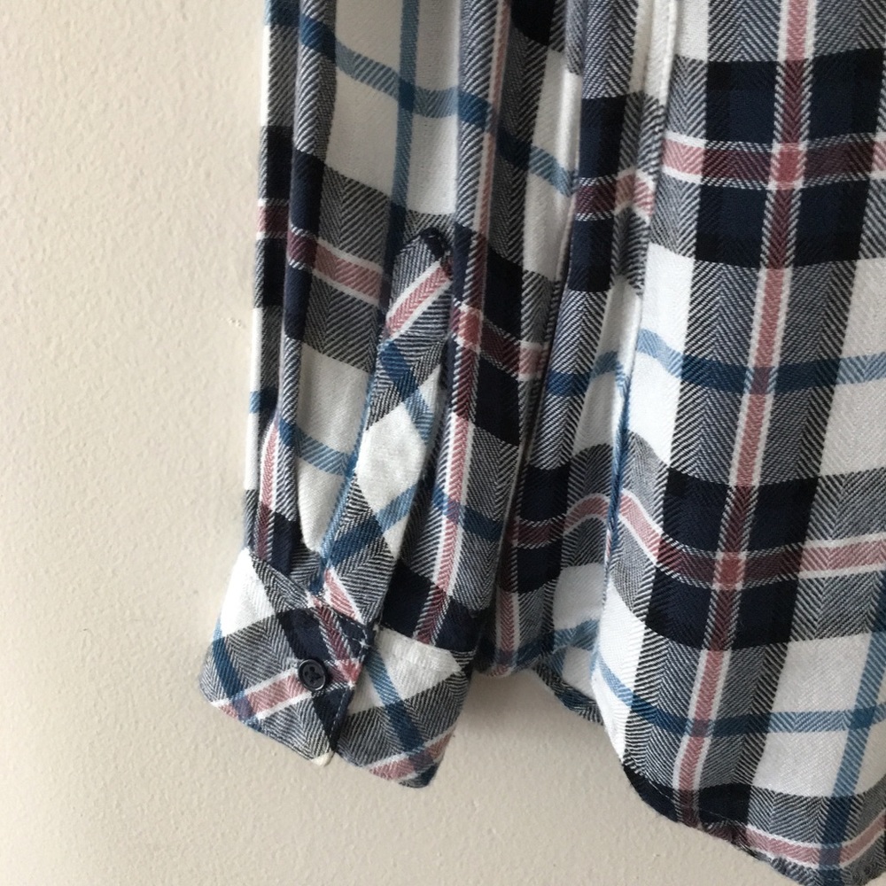Rails Plaid Flannel Button Down Shirt - image 4